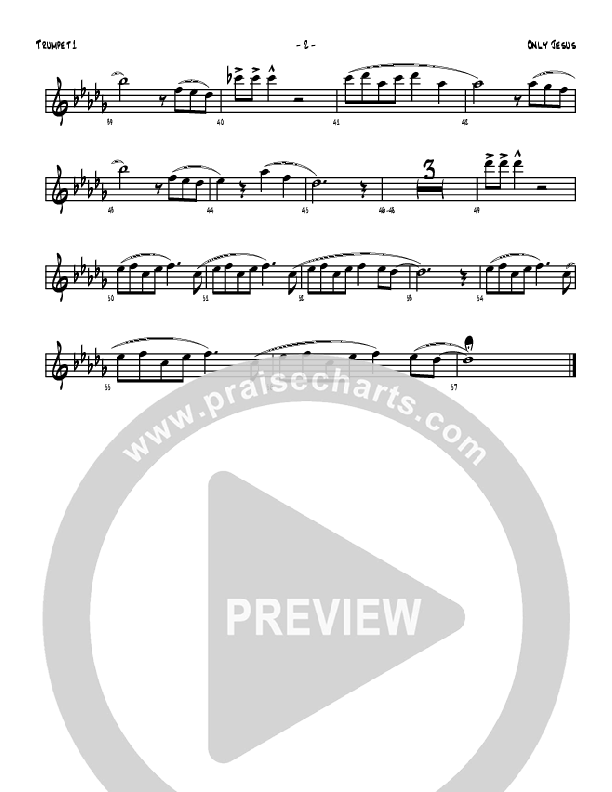 Only Jesus Trumpet 1 (Denver Bierman)