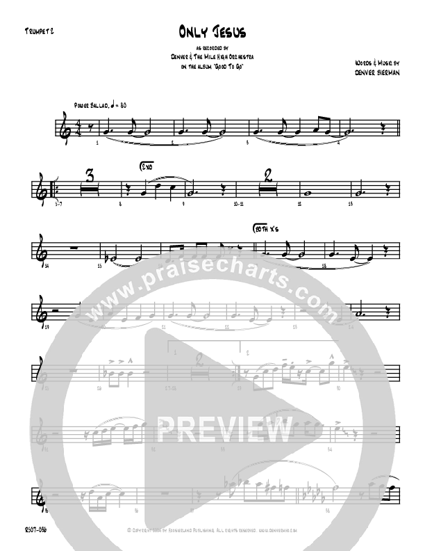 Only Jesus Trumpet 2 (Denver Bierman)