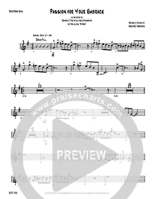 Passion For Your Embrace Bari Sax (Denver Bierman)