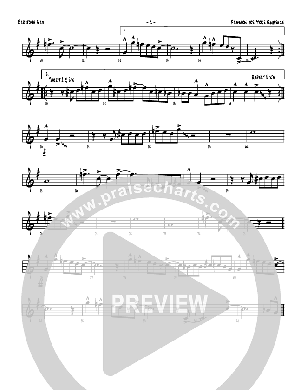 Passion For Your Embrace Bari Sax (Denver Bierman)