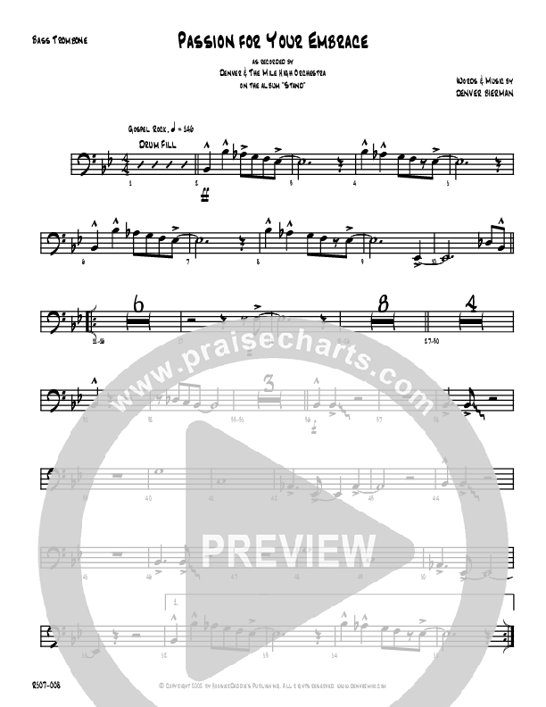 Passion For Your Embrace Bass Trombone (Denver Bierman)