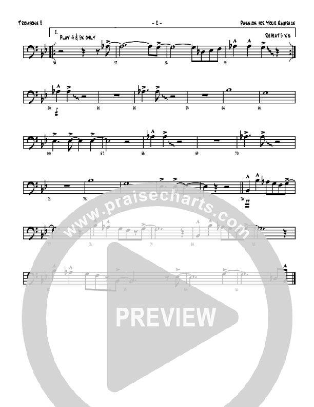 Passion For Your Embrace Trombone 3 (Denver Bierman)