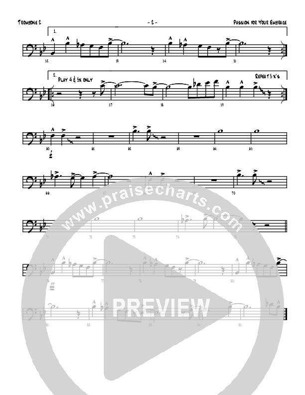 Passion For Your Embrace Trombone (Denver Bierman)