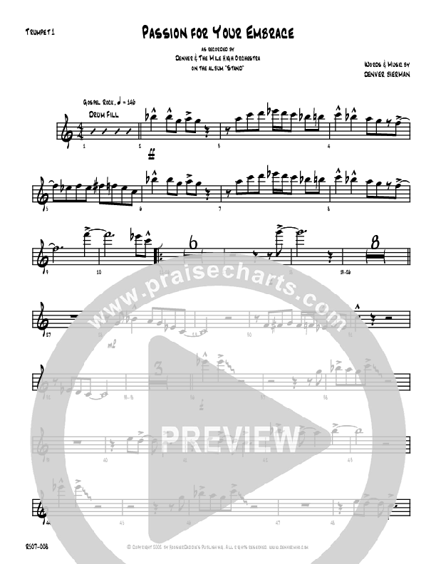 Passion For Your Embrace Trumpet 1 (Denver Bierman)