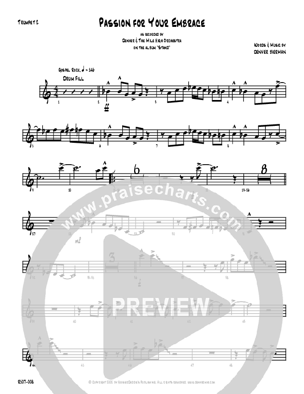 Passion For Your Embrace Trumpet 2 (Denver Bierman)
