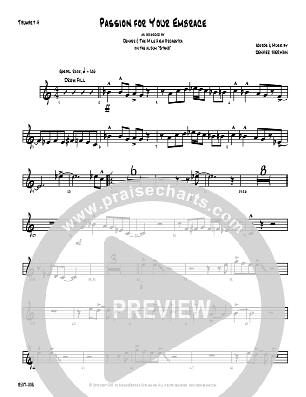Passion For Your Embrace Trumpet (Denver Bierman)