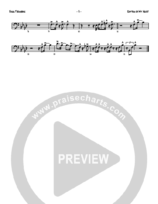 Rhythm Of My Heart Bass Trombone (Denver Bierman)