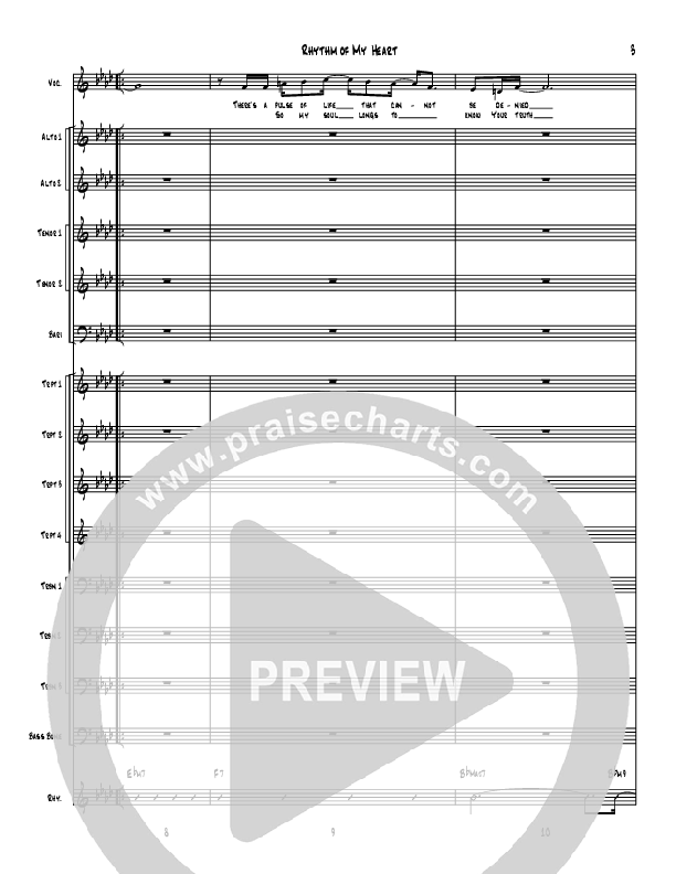 Rhythm Of My Heart Conductor's Score (Denver Bierman)