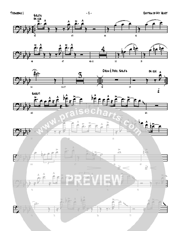 Rhythm Of My Heart Trombone 1 (Denver Bierman)