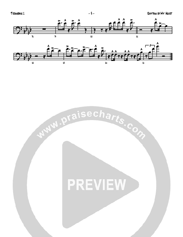 Rhythm Of My Heart Trombone 1 (Denver Bierman)