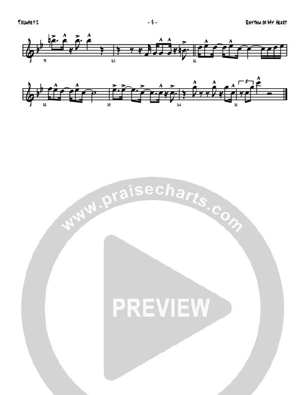 Rhythm Of My Heart Trumpet 2 (Denver Bierman)