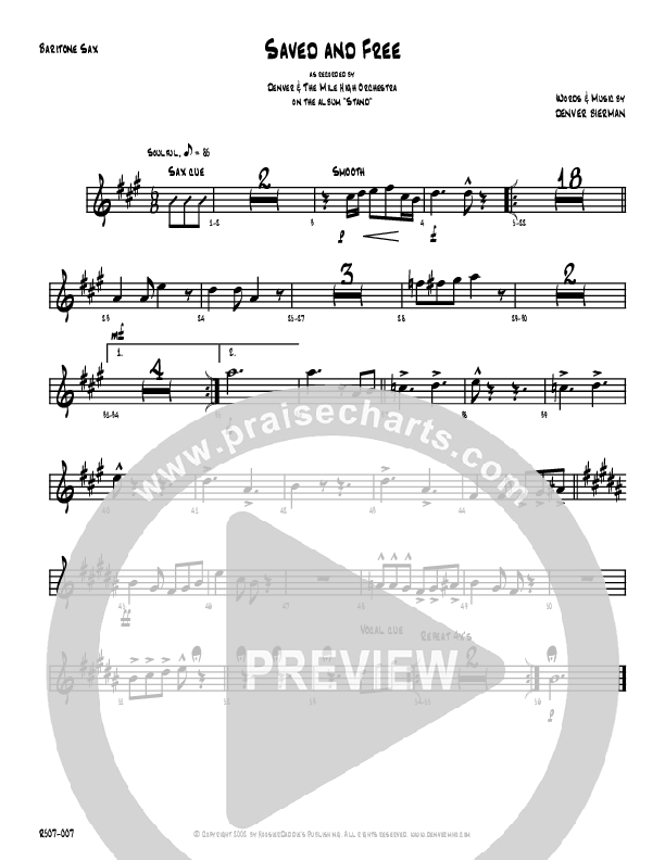 Saved And Free Bari Sax (Denver Bierman)