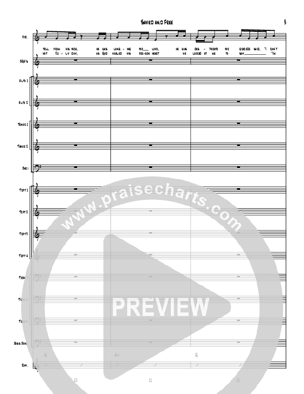 Saved And Free Conductor's Score (Denver Bierman)