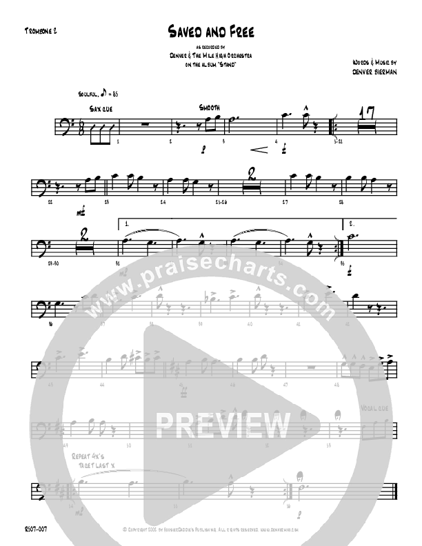 Saved And Free Trombone 2 (Denver Bierman)