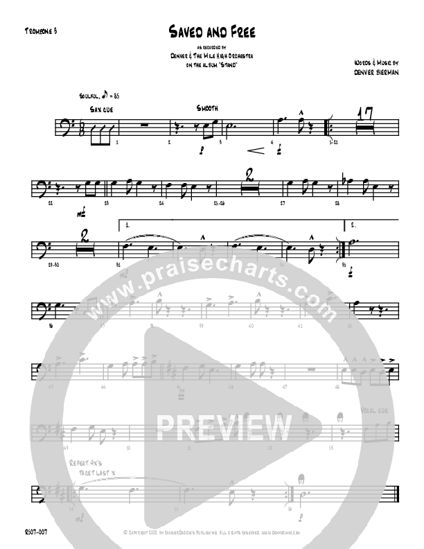 Saved And Free Trombone 3 (Denver Bierman)