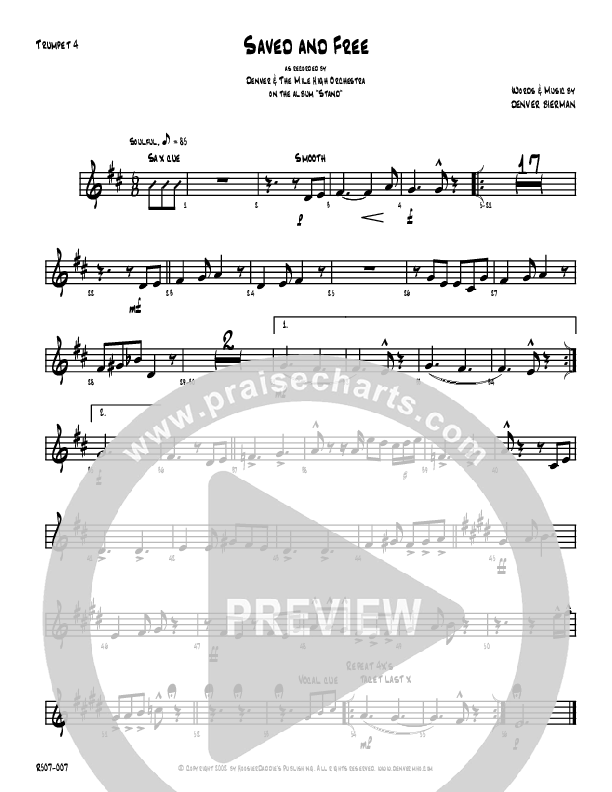 Saved And Free Trumpet (Denver Bierman)