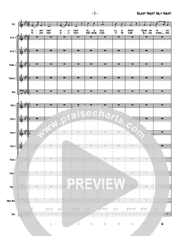 Silent Night Conductor's Score (Denver Bierman)