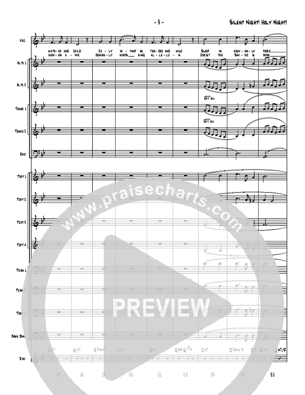Silent Night Conductor's Score (Denver Bierman)