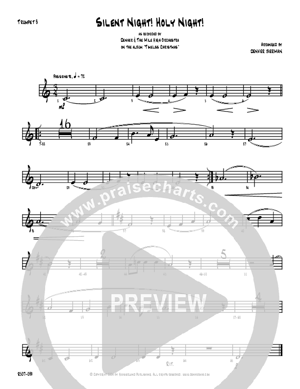 Silent Night Trumpet 3 (Denver Bierman)