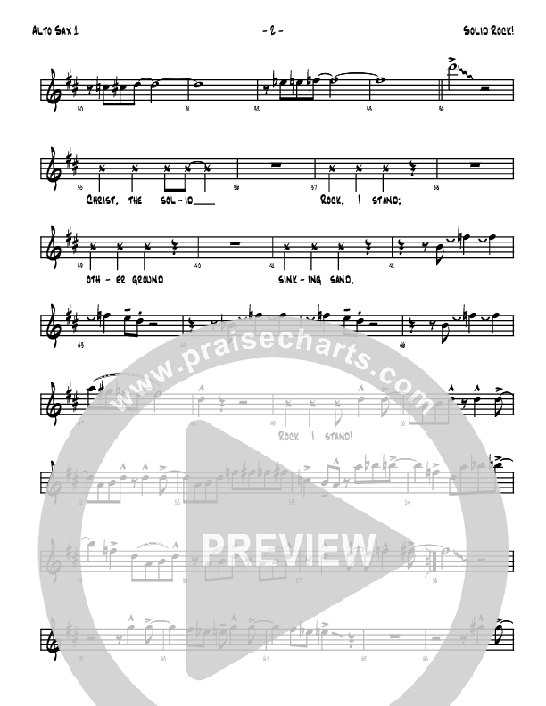 Solid Rock Alto Sax 1/2 (Denver Bierman)