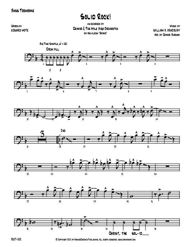 Solid Rock Bass Trombone (Denver Bierman)