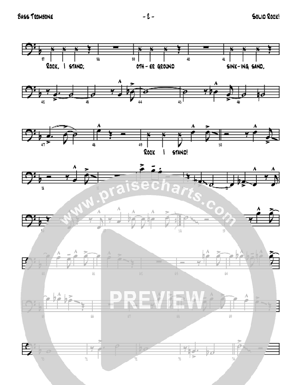 Solid Rock Bass Trombone (Denver Bierman)