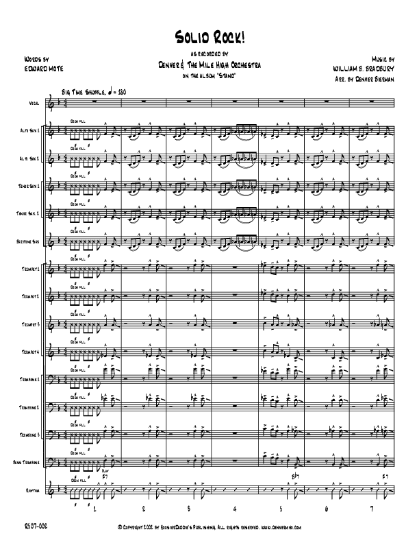 Solid Rock Conductor's Score (Denver Bierman)