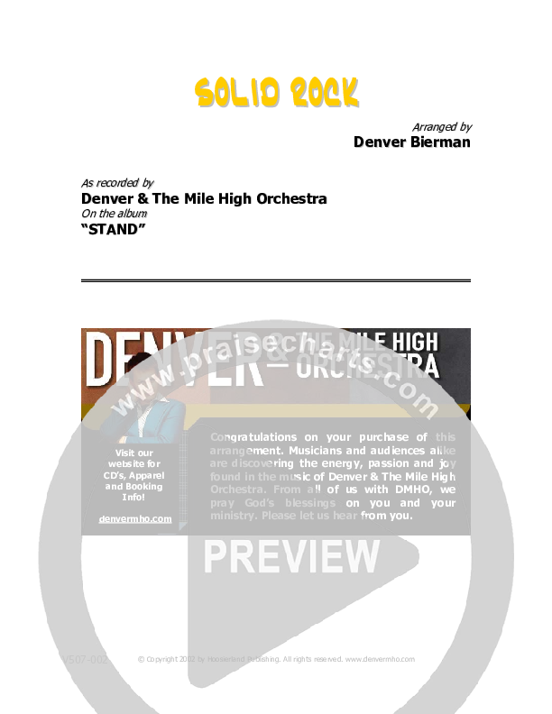 Solid Rock Orchestration (Denver Bierman)