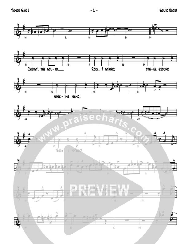 Solid Rock Tenor Sax 1/2 (Denver Bierman)