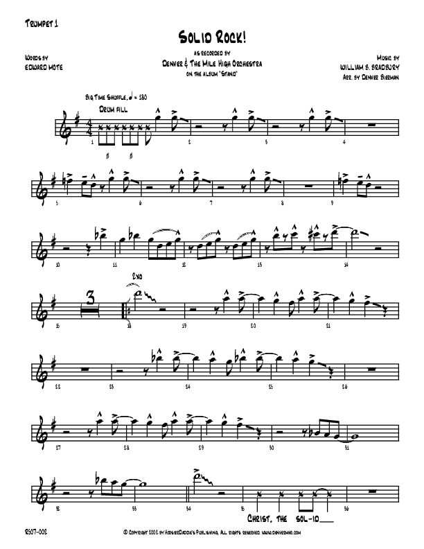 Solid Rock Trumpet 1 (Denver Bierman)