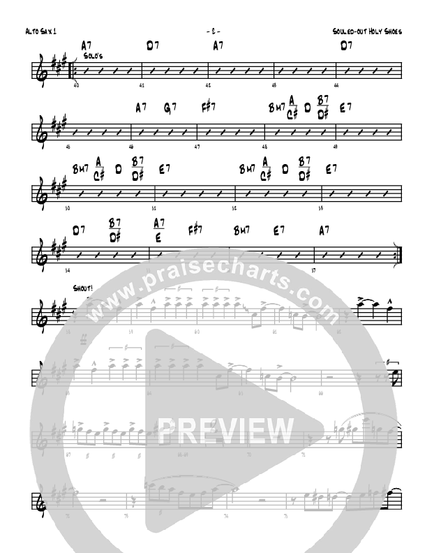 Souled-Out Holy Shoes Alto Sax 1/2 (Denver Bierman)