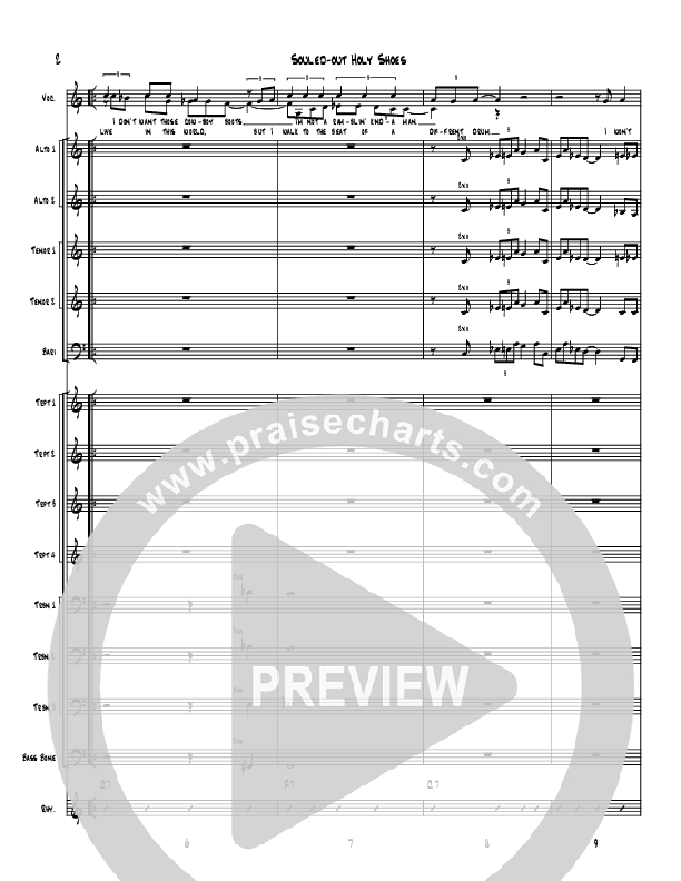 Souled-Out Holy Shoes Conductor's Score (Denver Bierman)