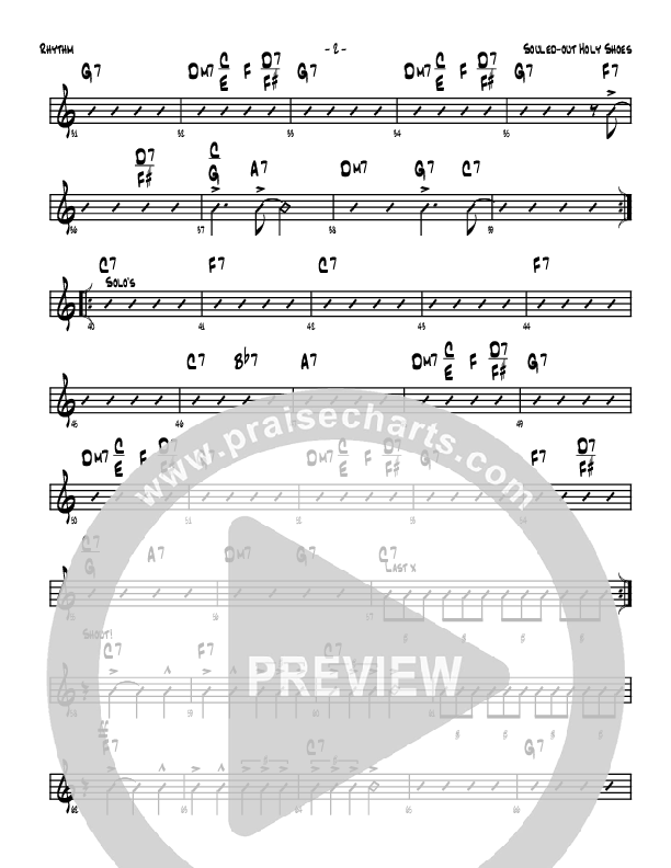 Souled-Out Holy Shoes Rhythm Chart (Denver Bierman)