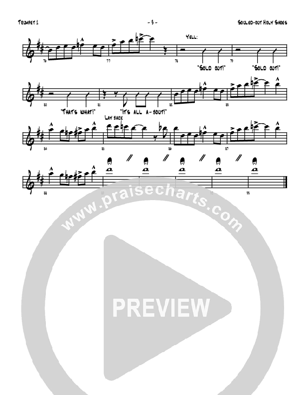 Souled-Out Holy Shoes Trumpet 1 (Denver Bierman)