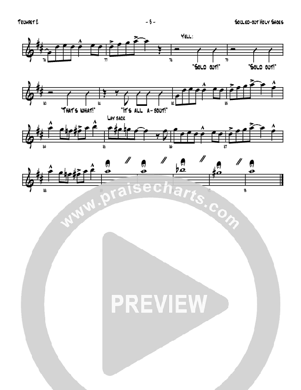 Souled-Out Holy Shoes Trumpet 2 (Denver Bierman)