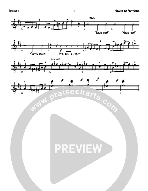 Souled-Out Holy Shoes Trumpet 3 (Denver Bierman)