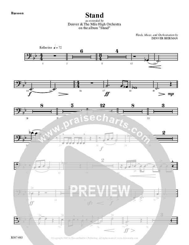 Stand Bassoon (Denver Bierman)