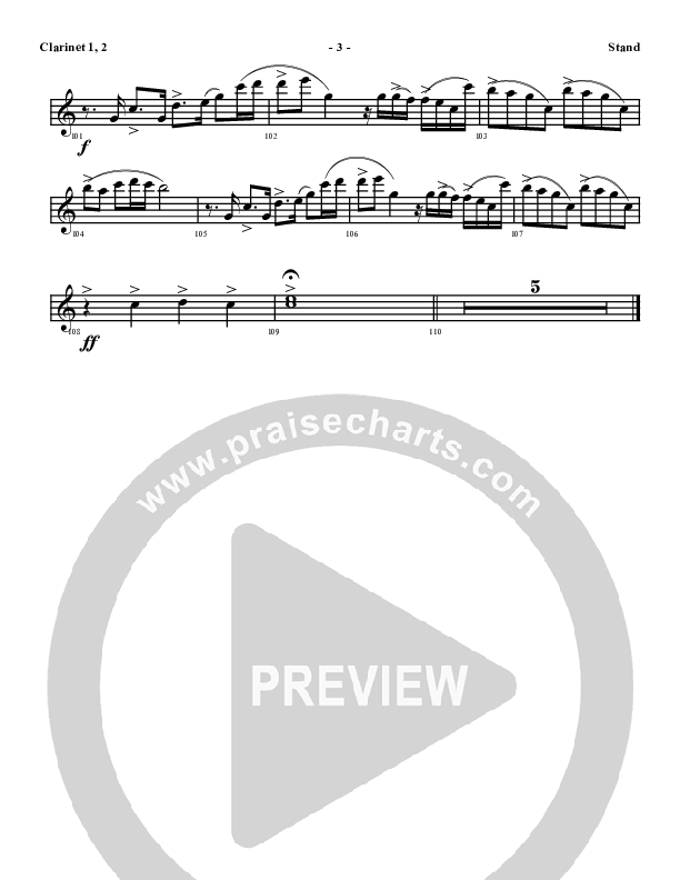 Stand Clarinet (Denver Bierman)