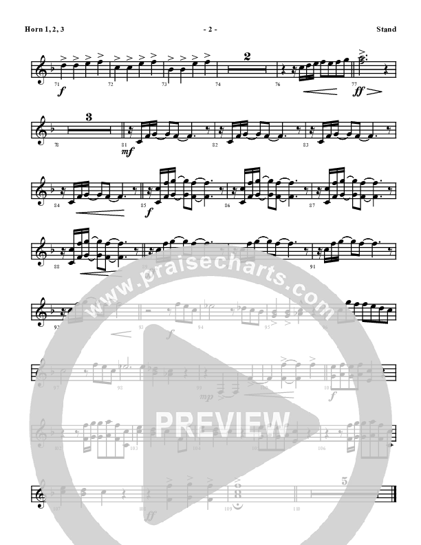 Stand French Horn 1/2 (Denver Bierman)