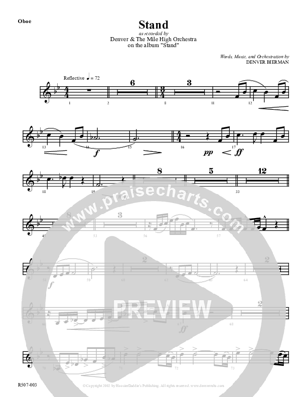 Stand Oboe (Denver Bierman)