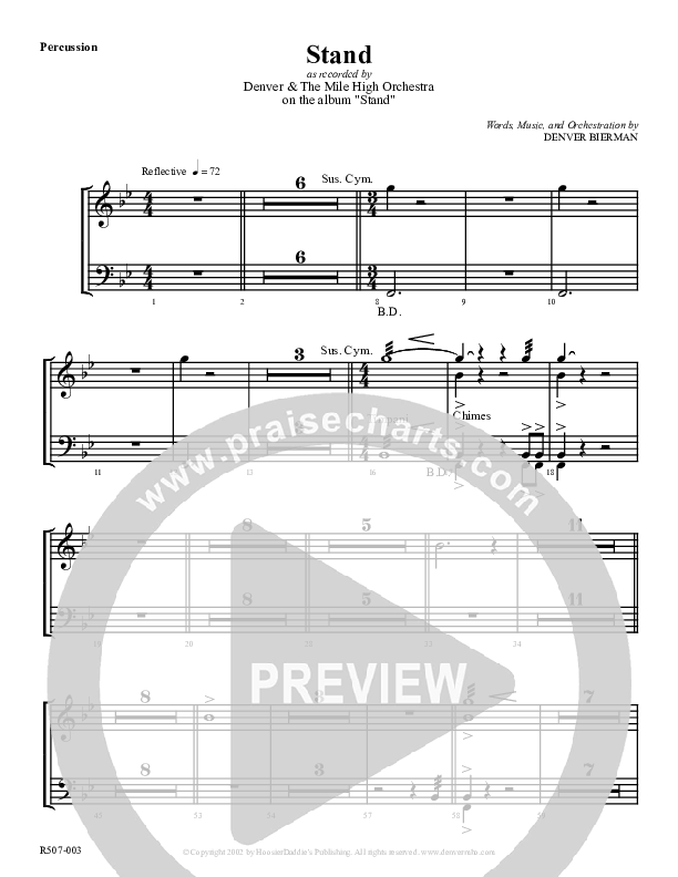 Stand Percussion (Denver Bierman)