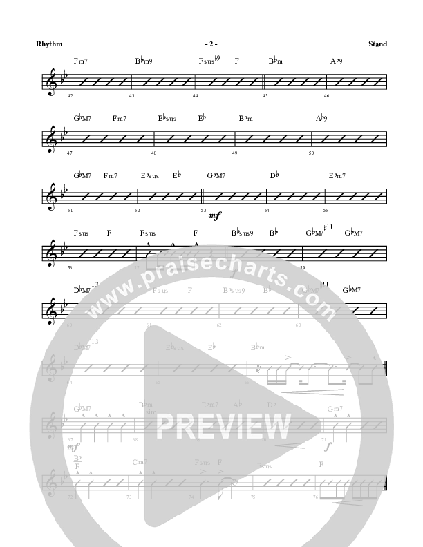 Stand Rhythm Chart (Denver Bierman)