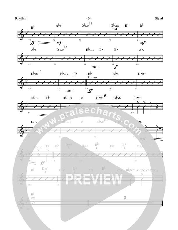 Stand Rhythm Chart (Denver Bierman)