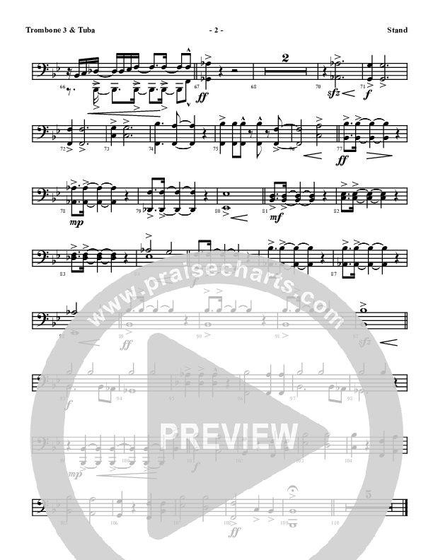 Stand Trombone 3/Tuba (Denver Bierman)