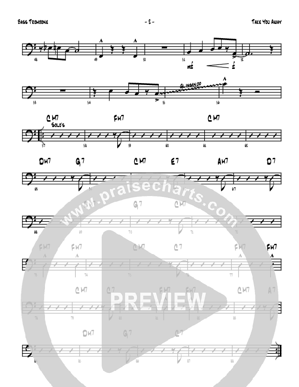 Take You Away Bass Trombone (Denver Bierman)