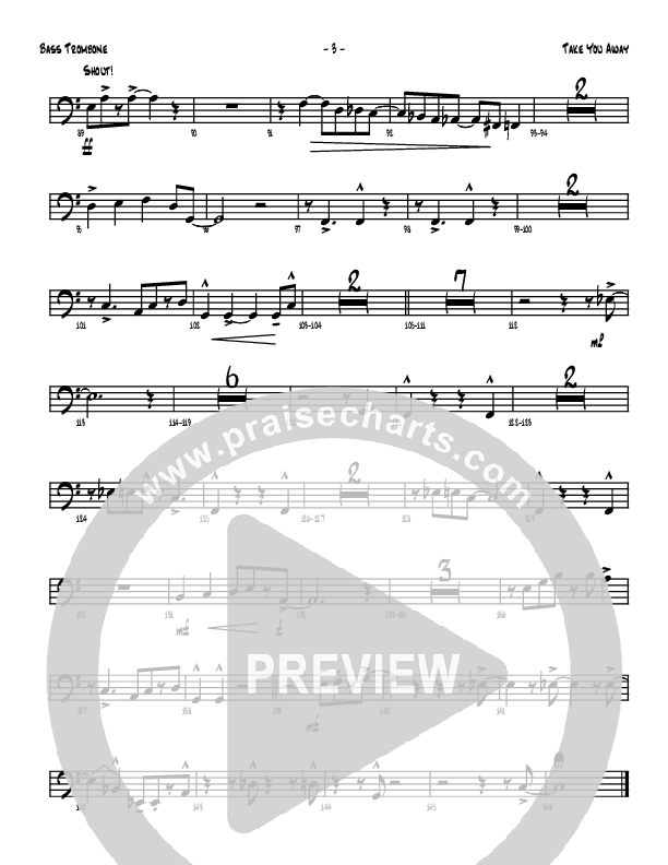 Take You Away Bass Trombone (Denver Bierman)