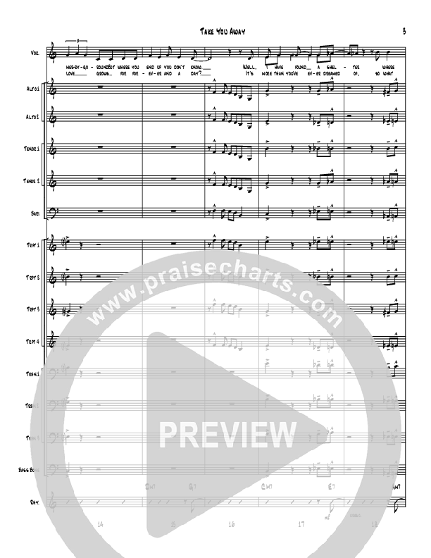 Take You Away Conductor's Score (Denver Bierman)