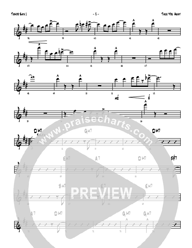Take You Away Tenor Sax 1/2 (Denver Bierman)
