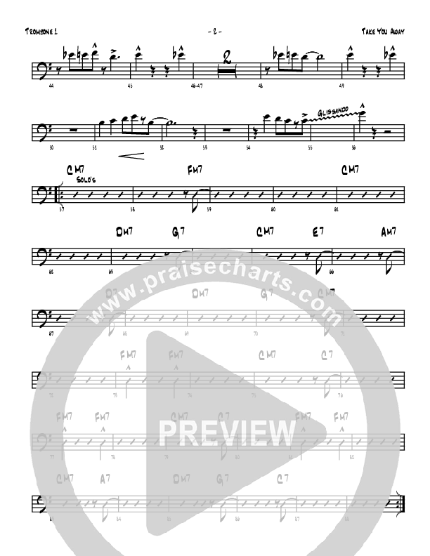 Take You Away Trombone 1 (Denver Bierman)