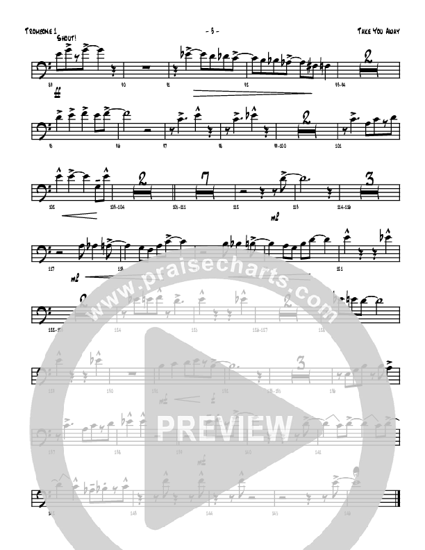 Take You Away Trombone 1 (Denver Bierman)